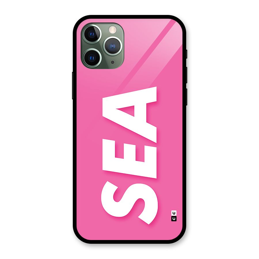 Bubble Sea Glass Back Case for iPhone 11 Pro