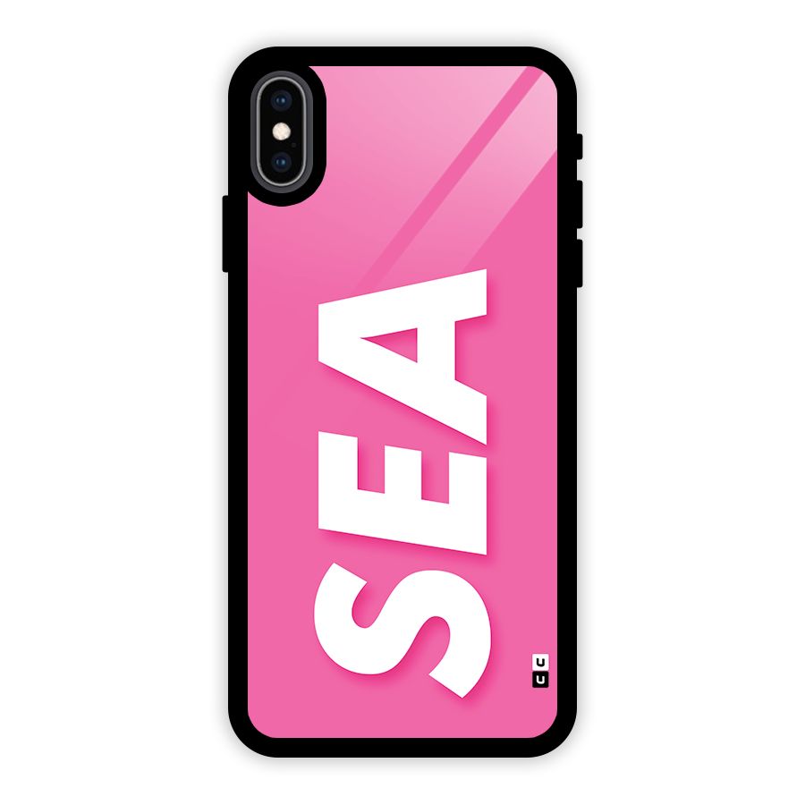 Bubble Sea Glass Back Case for iPhone XS Max