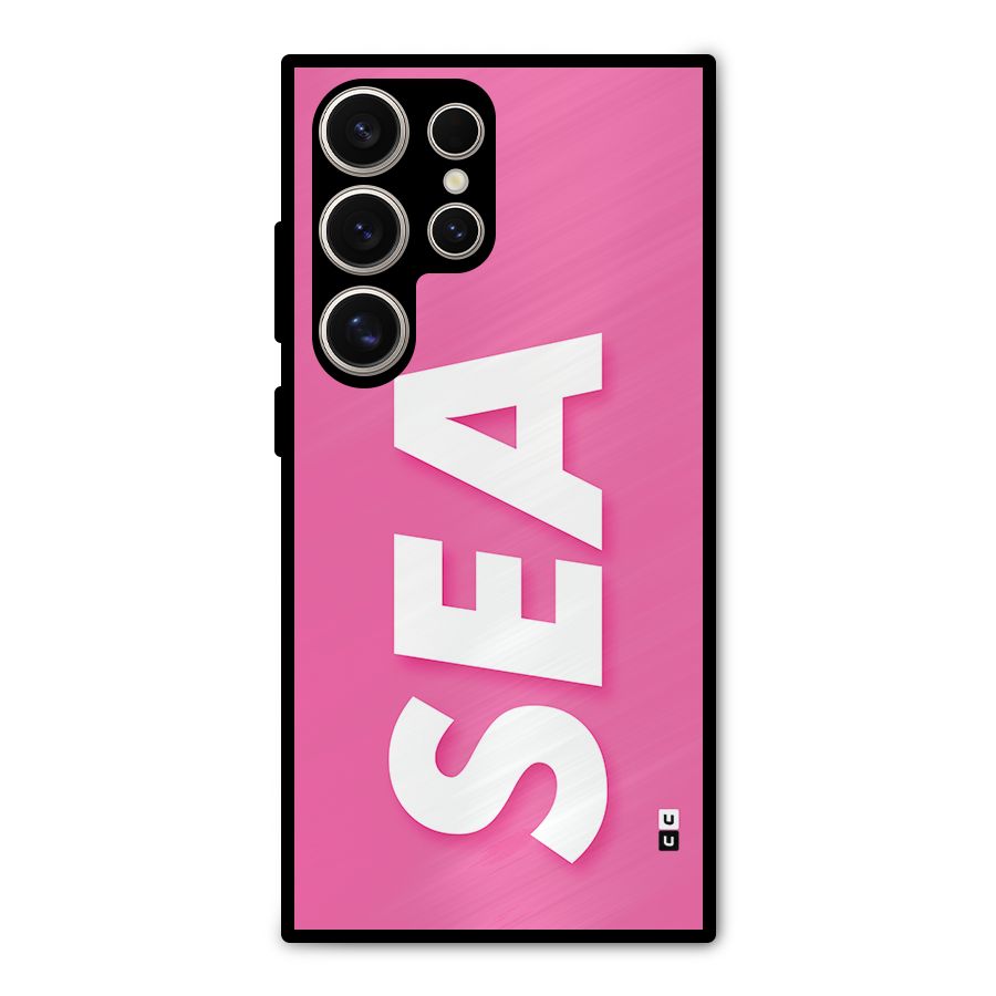 Bubble Sea Metal Back Case for Galaxy S24 Ultra