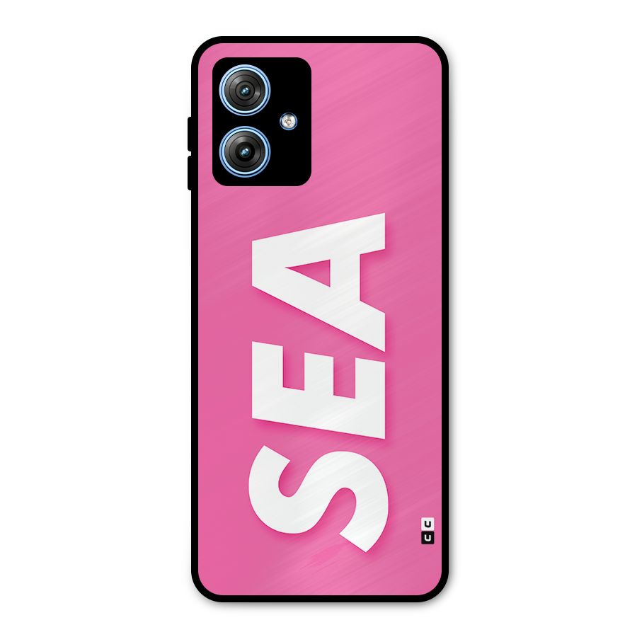Bubble Sea Metal Back Case for Moto G54