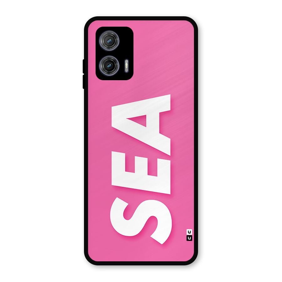 Bubble Sea Metal Back Case for Moto G73