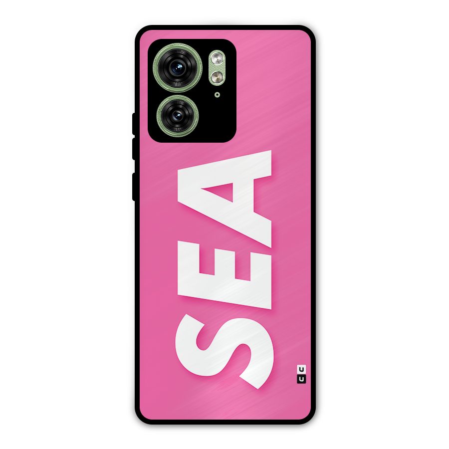 Bubble Sea Metal Back Case for Motorola Edge 40 5G