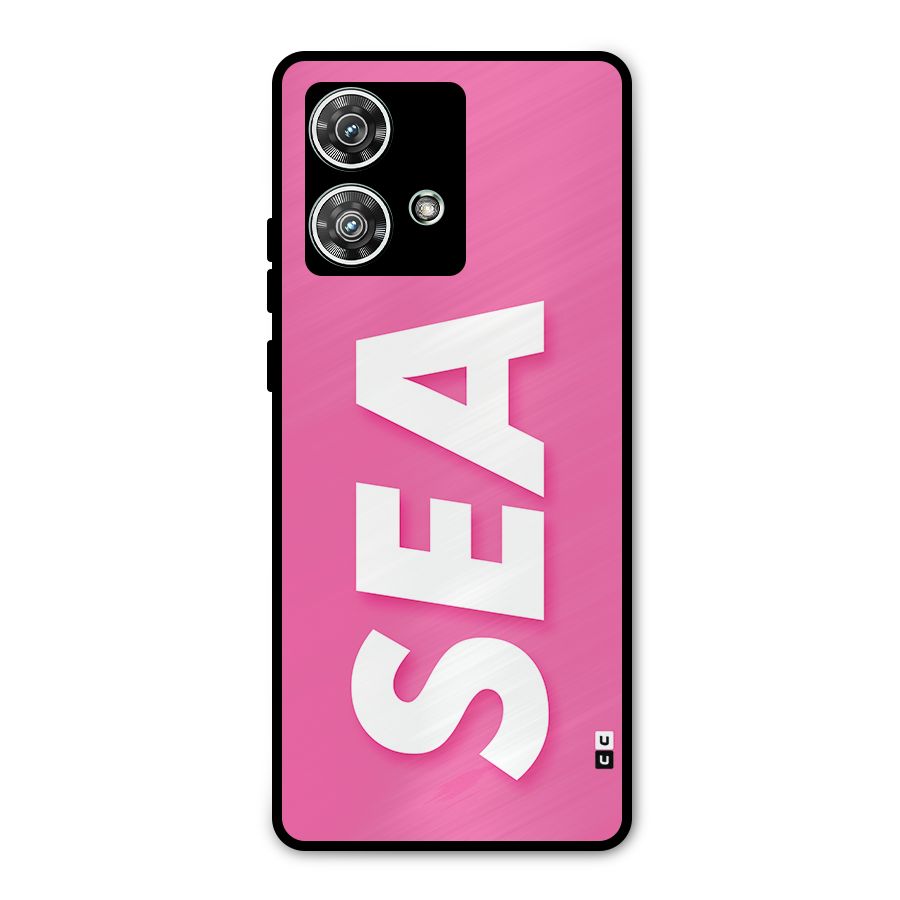 Bubble Sea Metal Back Case for Motorola Edge 40 Neo