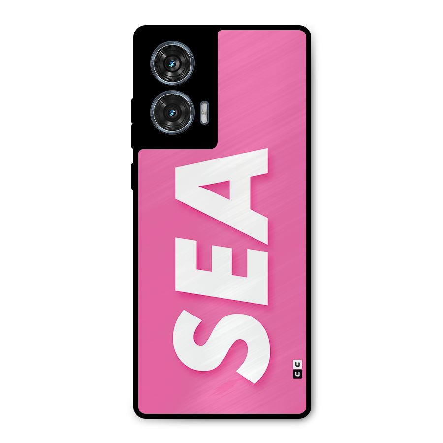 Bubble Sea Metal Back Case for Motorola Edge 50 Fusion