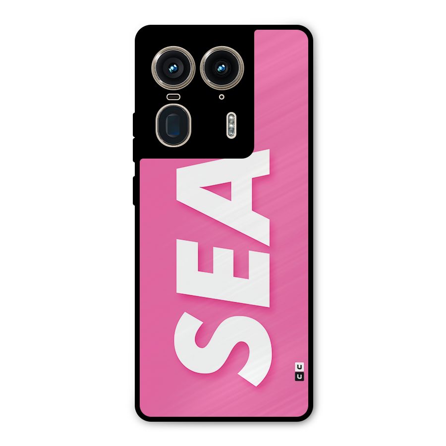 Bubble Sea Metal Back Case for Motorola Edge 50 Ultra