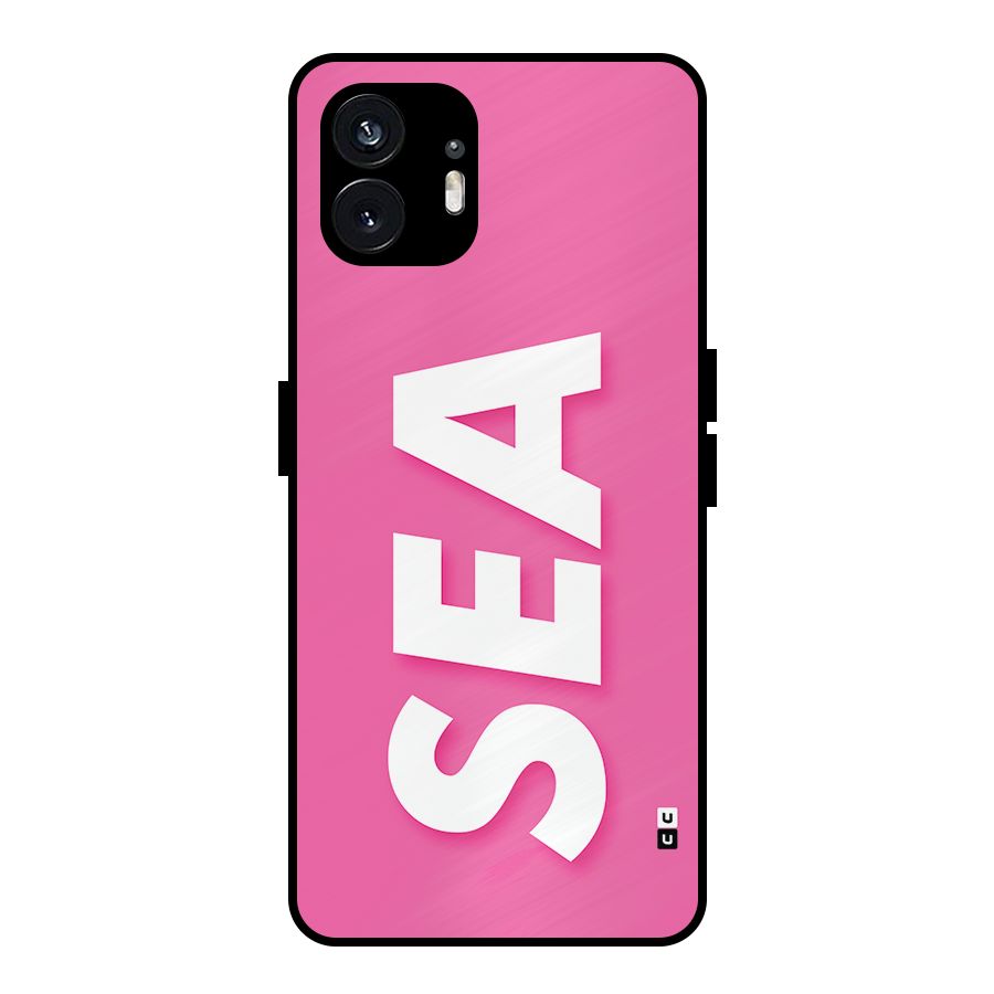 Bubble Sea Metal Back Case for Nothing Phone 2