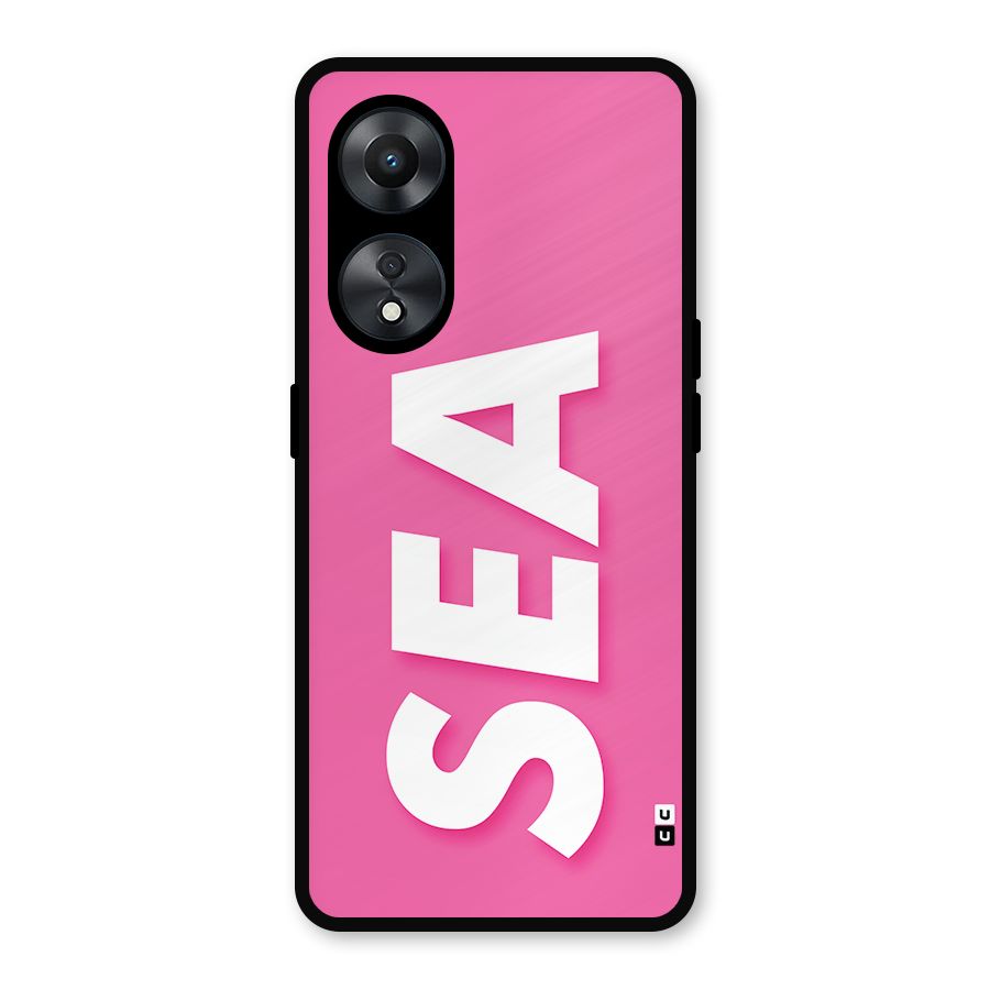 Bubble Sea Metal Back Case for Oppo A78