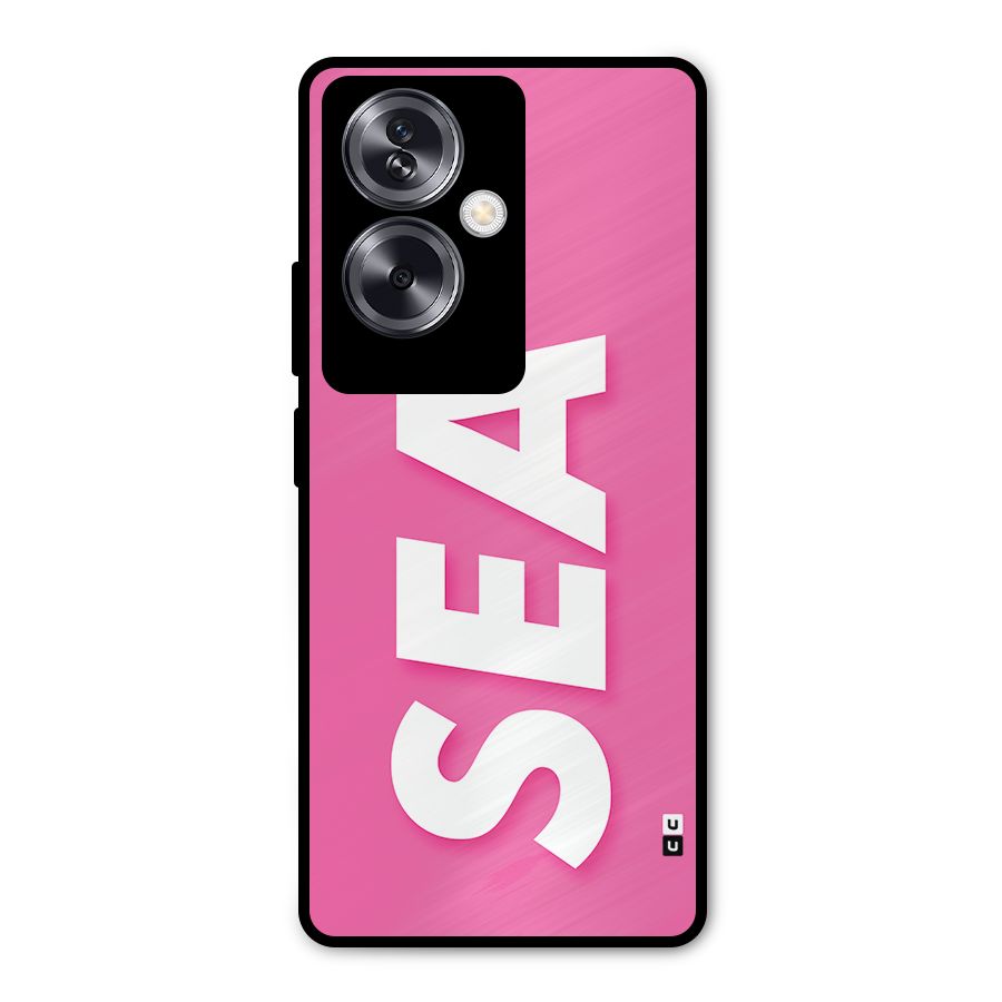 Bubble Sea Metal Back Case for Oppo A79 5G