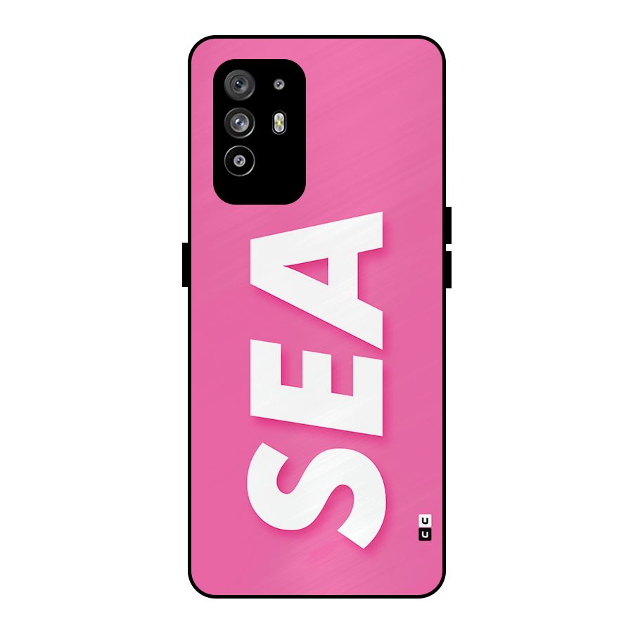 Bubble Sea Metal Back Case for Oppo F19 Pro Plus 5G