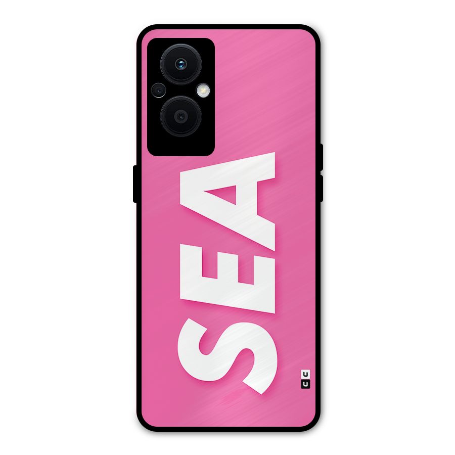 Bubble Sea Metal Back Case for Oppo F21 Pro 5G