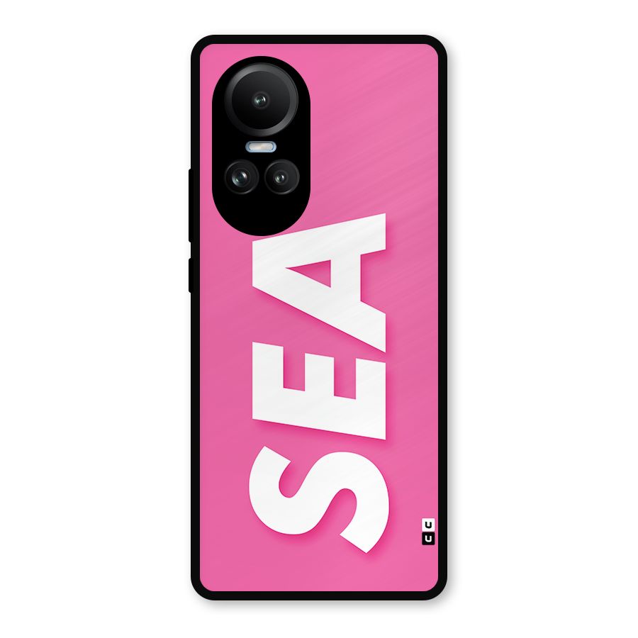 Bubble Sea Metal Back Case for Oppo Reno10