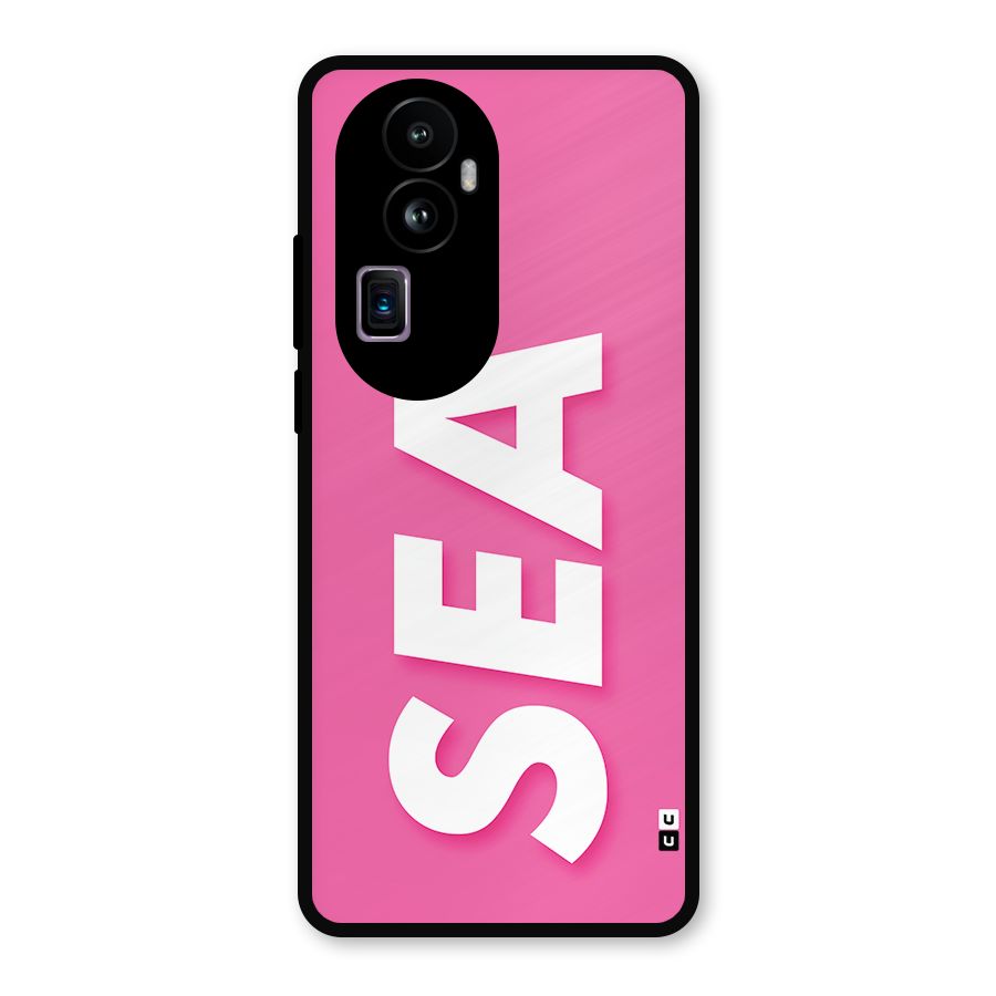 Bubble Sea Metal Back Case for Oppo Reno10 Pro Plus