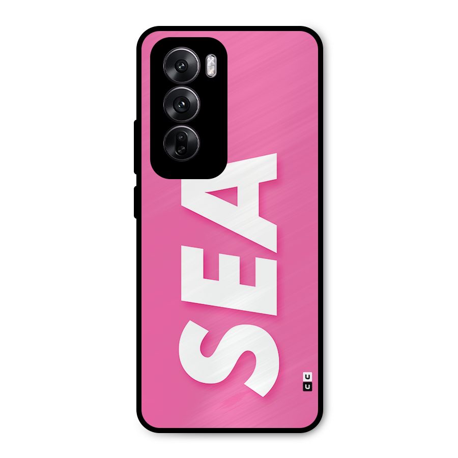 Bubble Sea Metal Back Case for Oppo Reno12