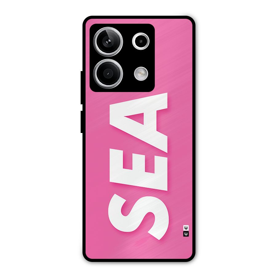Bubble Sea Metal Back Case for Redmi Note 13 5G