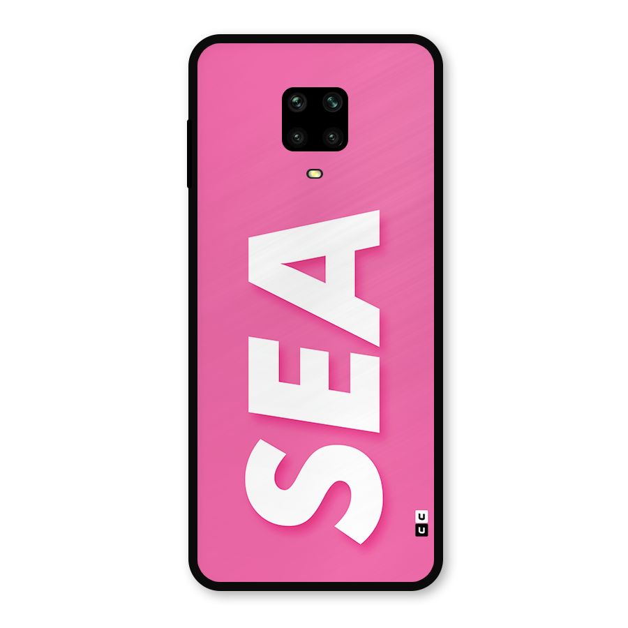 Bubble Sea Metal Back Case for Redmi Note 9 Pro