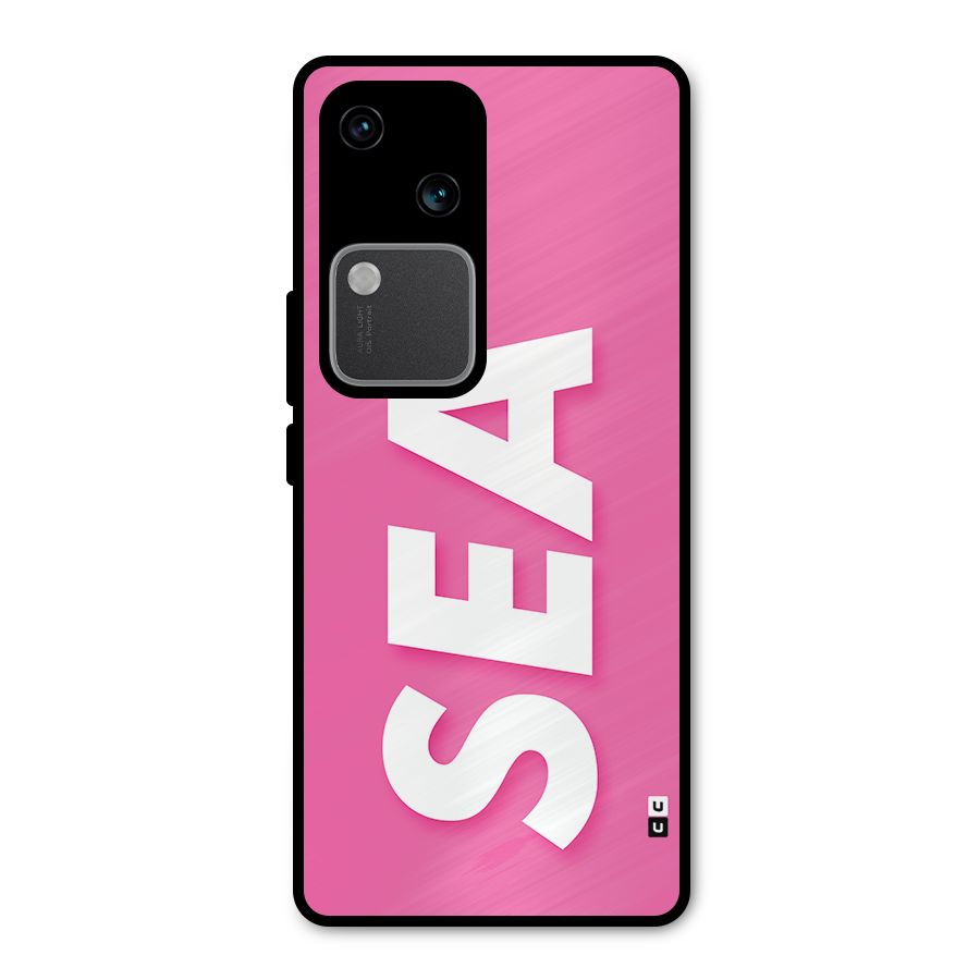 Bubble Sea Metal Back Case for Vivo V30 Pro