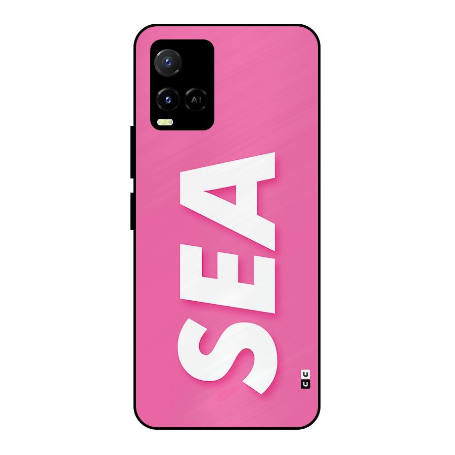 Bubble Sea Metal Back Case for Vivo Y21G