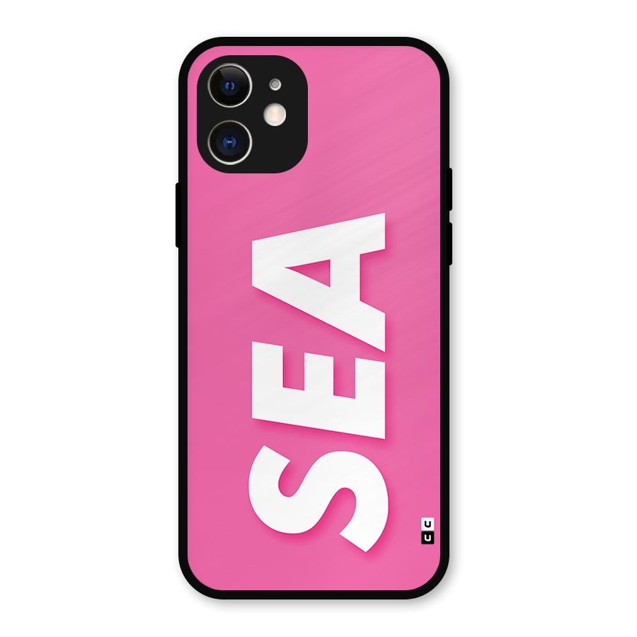 Bubble Sea Metal Back Case for iPhone 12