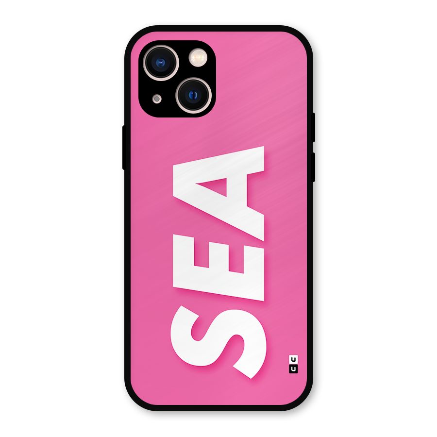 Bubble Sea Metal Back Case for iPhone 13