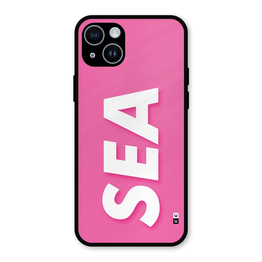 Bubble Sea Metal Back Case for iPhone 14