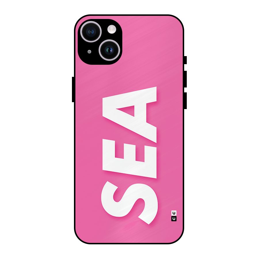 Bubble Sea Metal Back Case for iPhone 14 Plus