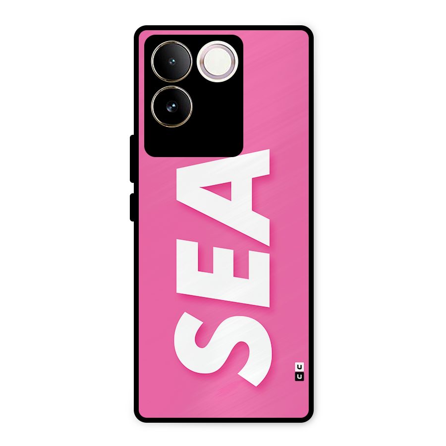 Bubble Sea Metal Back Case for iQOO Z7 Pro