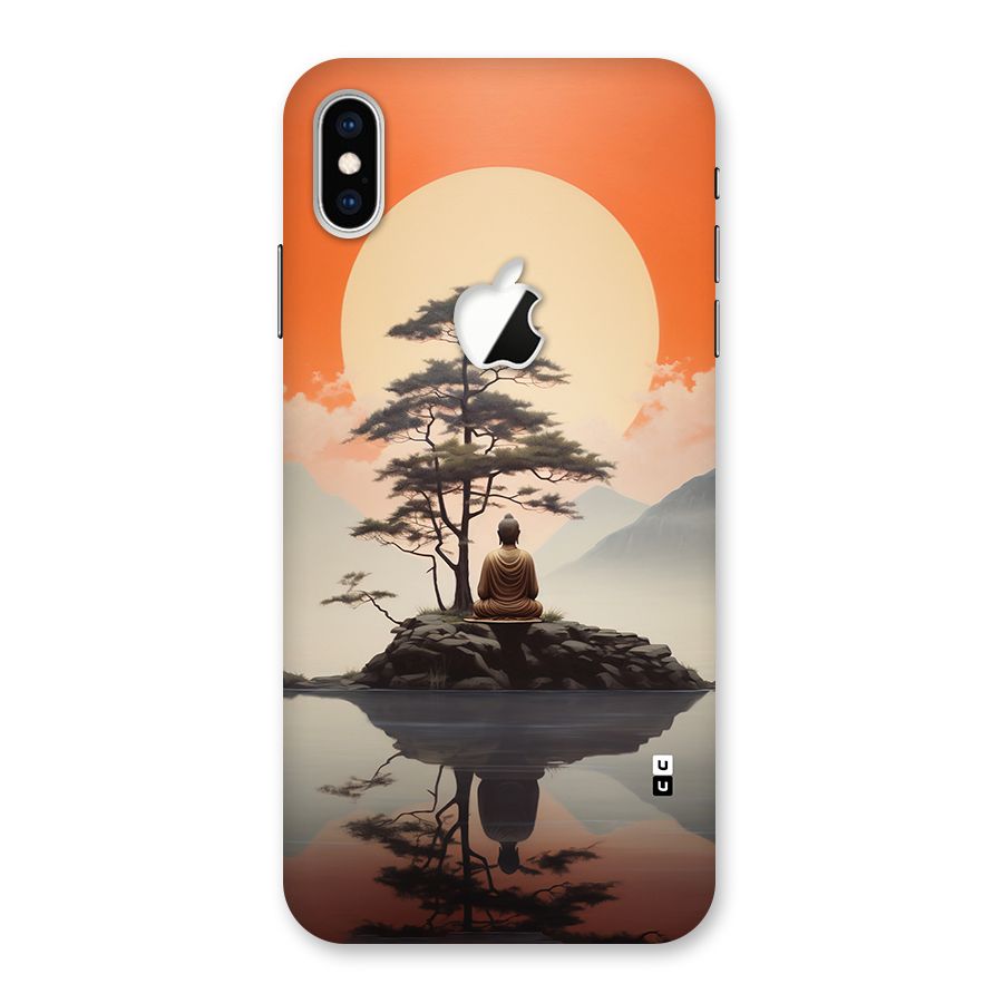 Buddha Nature Back Case for iPhone XS Max Apple Cut