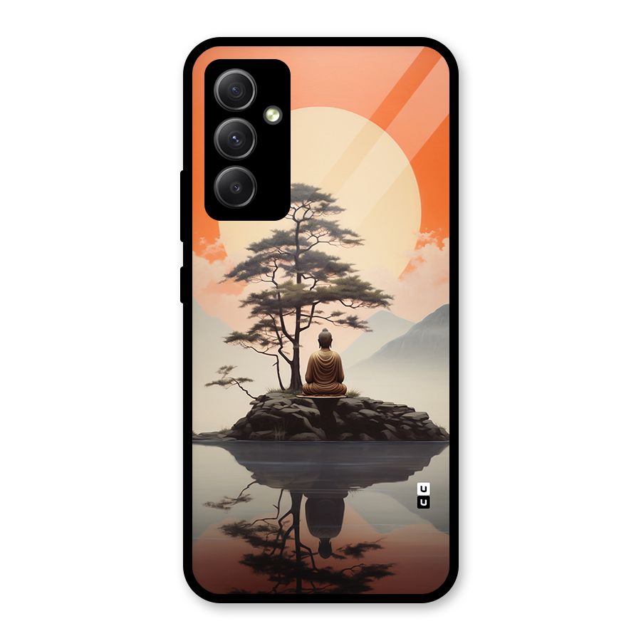 Buddha Nature Glass Back Case for Galaxy A34