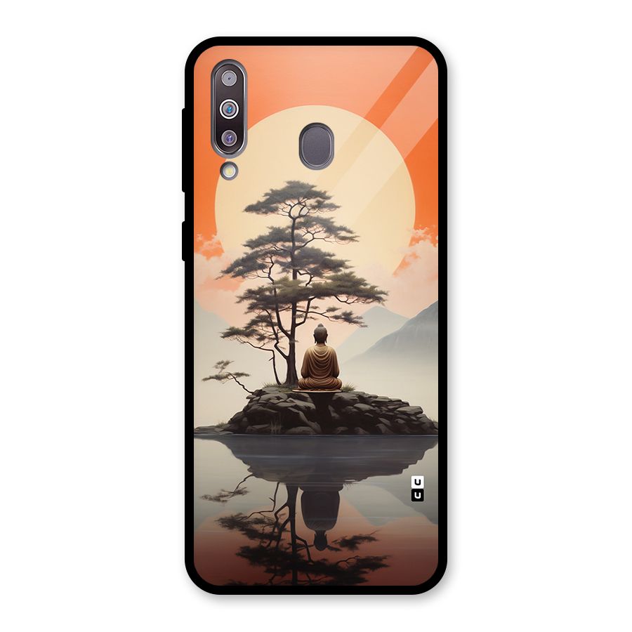 Buddha Nature Glass Back Case for Galaxy M30