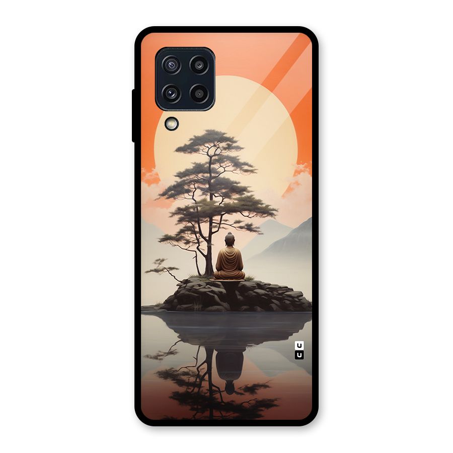 Buddha Nature Glass Back Case for Galaxy M32