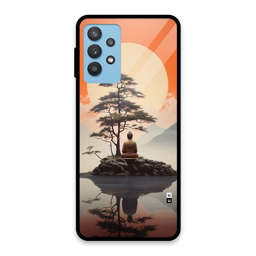 Buddha Nature Glass Back Case for Galaxy M32 5G