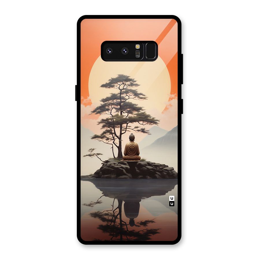 Buddha Nature Glass Back Case for Galaxy Note 8