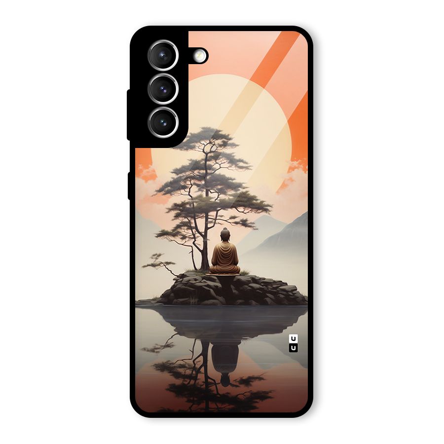 Buddha Nature Glass Back Case for Galaxy S21 5G