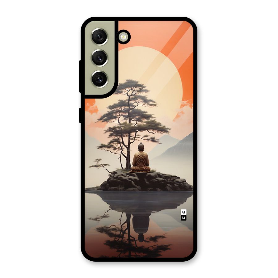 Buddha Nature Glass Back Case for Galaxy S21 FE 5G