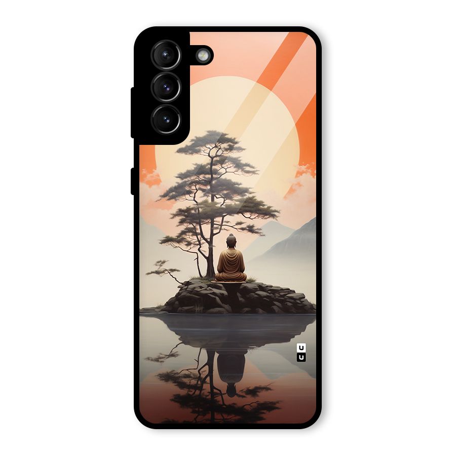 Buddha Nature Glass Back Case for Galaxy S21 Plus