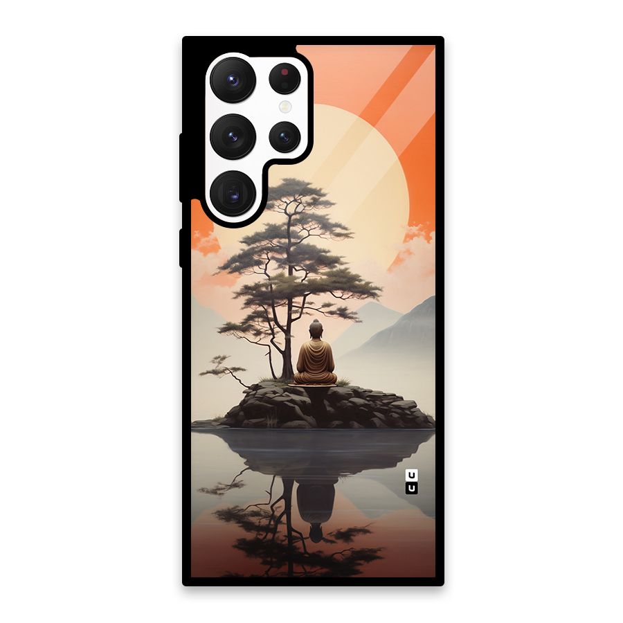 Buddha Nature Glass Back Case for Galaxy S22 Ultra 5G