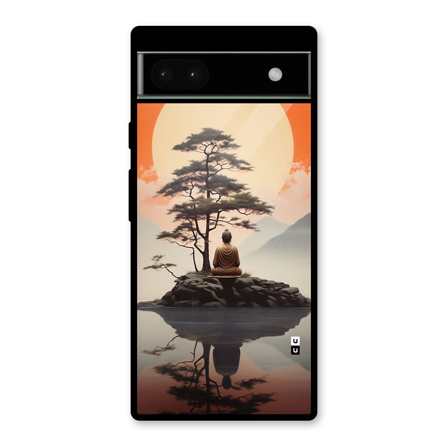Buddha Nature Glass Back Case for Google Pixel 6a