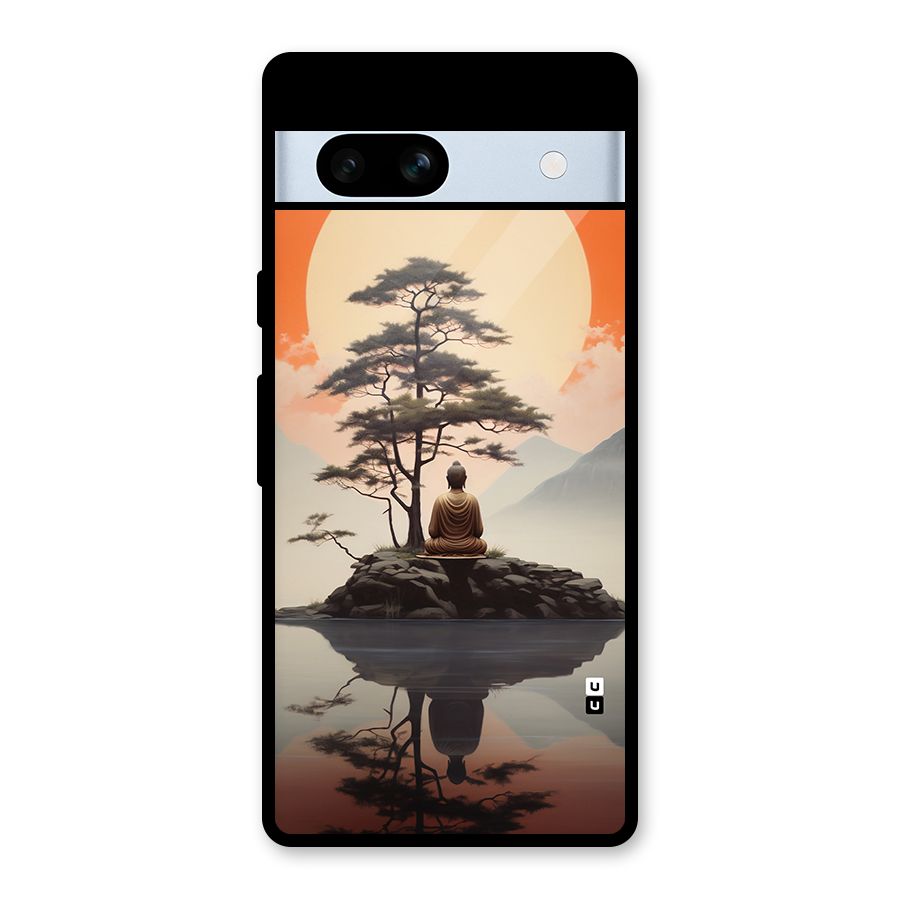 Buddha Nature Glass Back Case for Google Pixel 7a