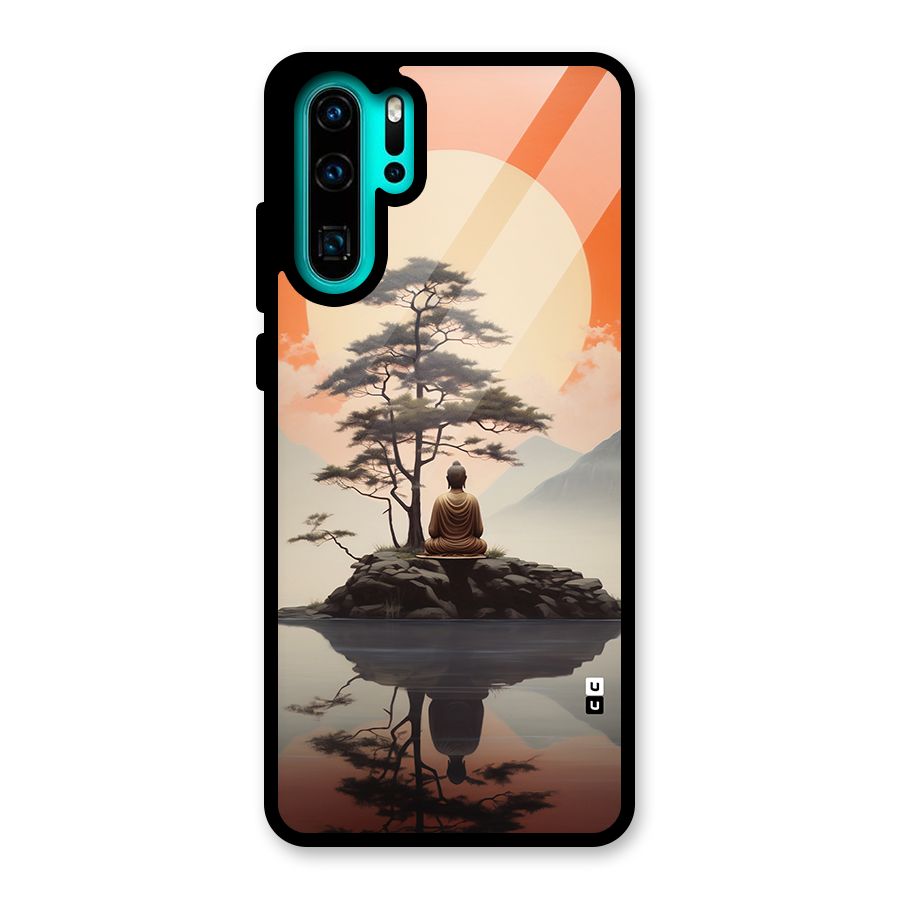 Buddha Nature Glass Back Case for Huawei P30 Pro