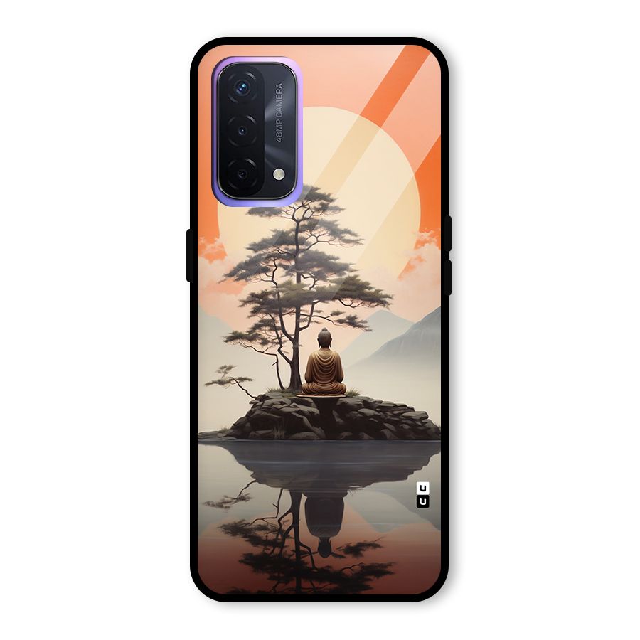 Buddha Nature Glass Back Case for Oppo A74 5G