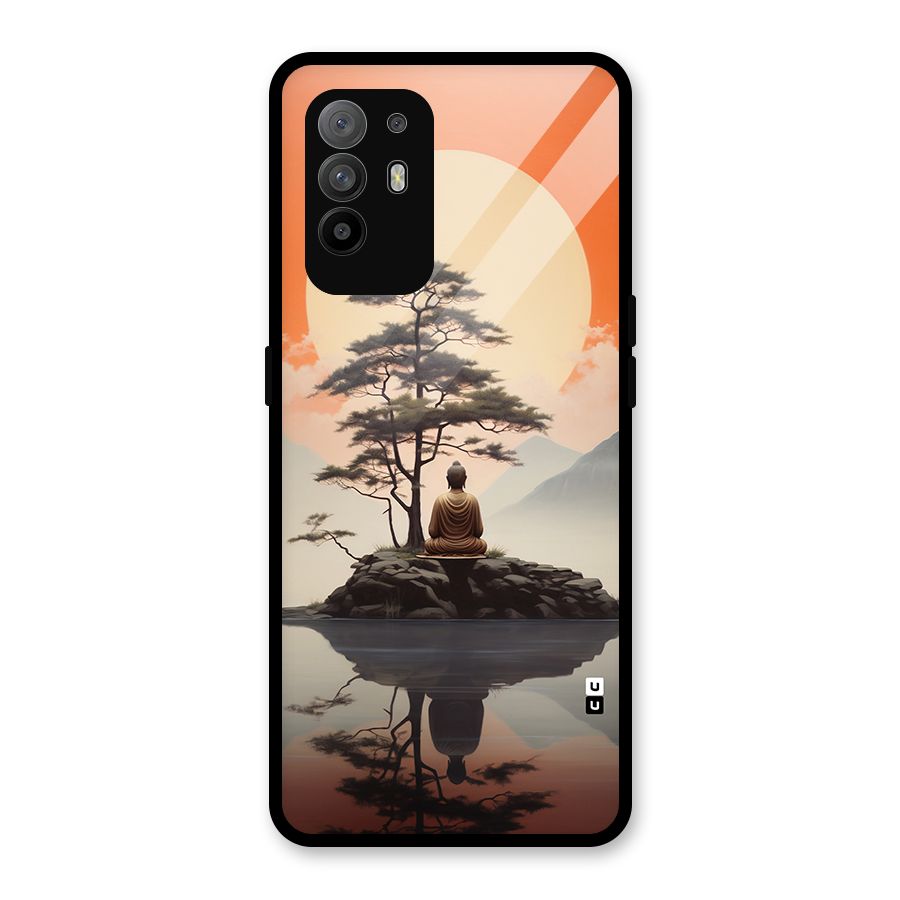 Buddha Nature Glass Back Case for Oppo F19 Pro Plus 5G