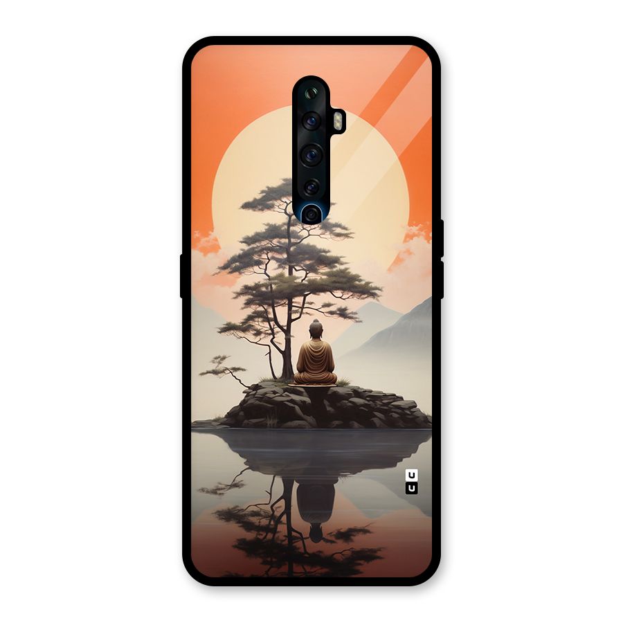 Buddha Nature Glass Back Case for Oppo Reno2 F