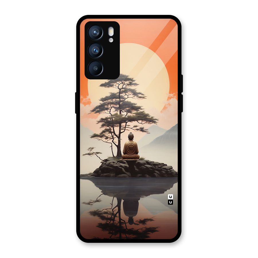 Buddha Nature Glass Back Case for Oppo Reno6 5G