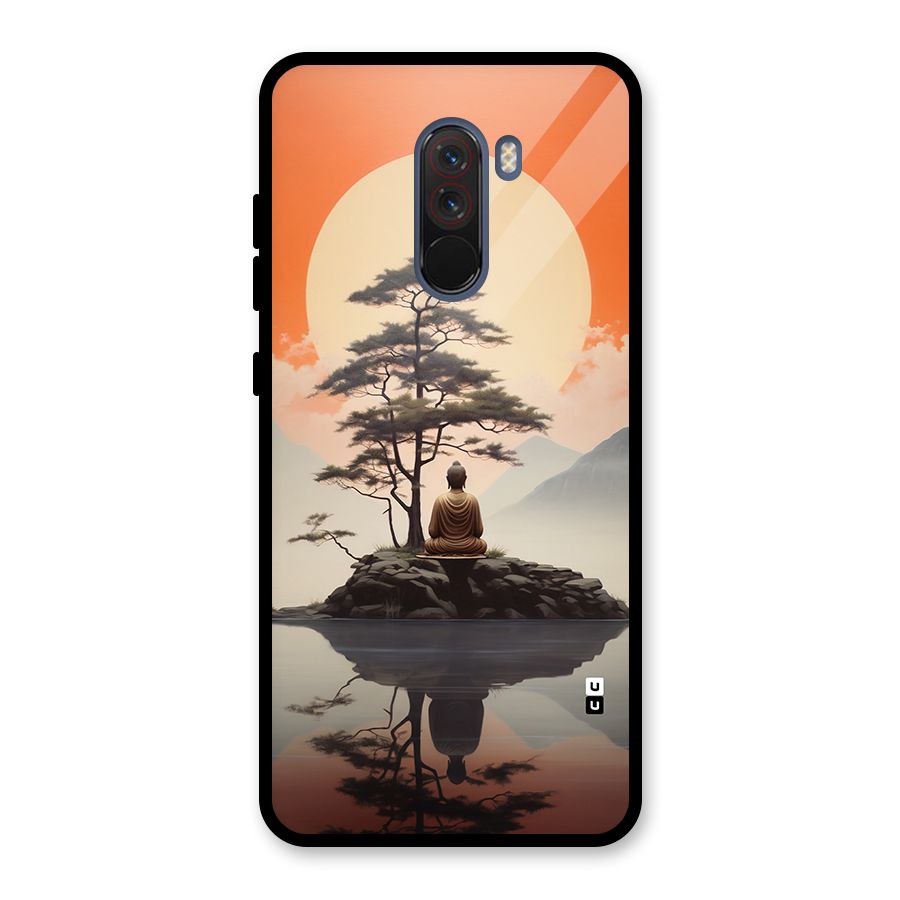 Buddha Nature Glass Back Case for Poco F1