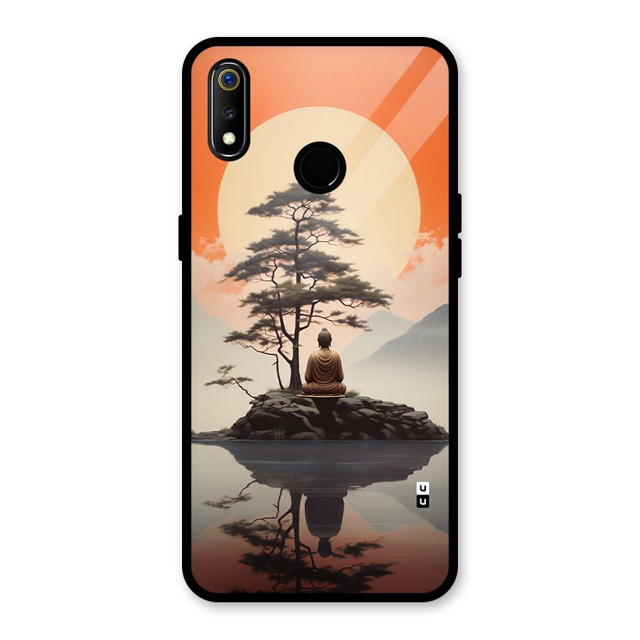 Buddha Nature Glass Back Case for Realme 3i