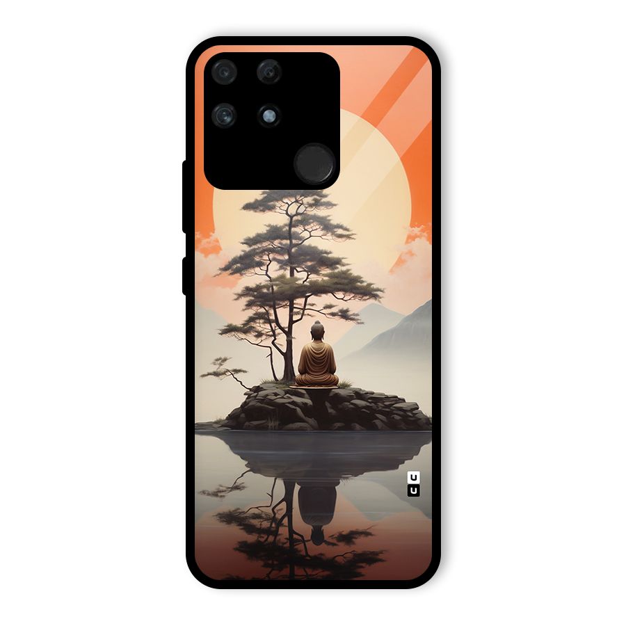 Buddha Nature Glass Back Case for Realme Narzo 50A