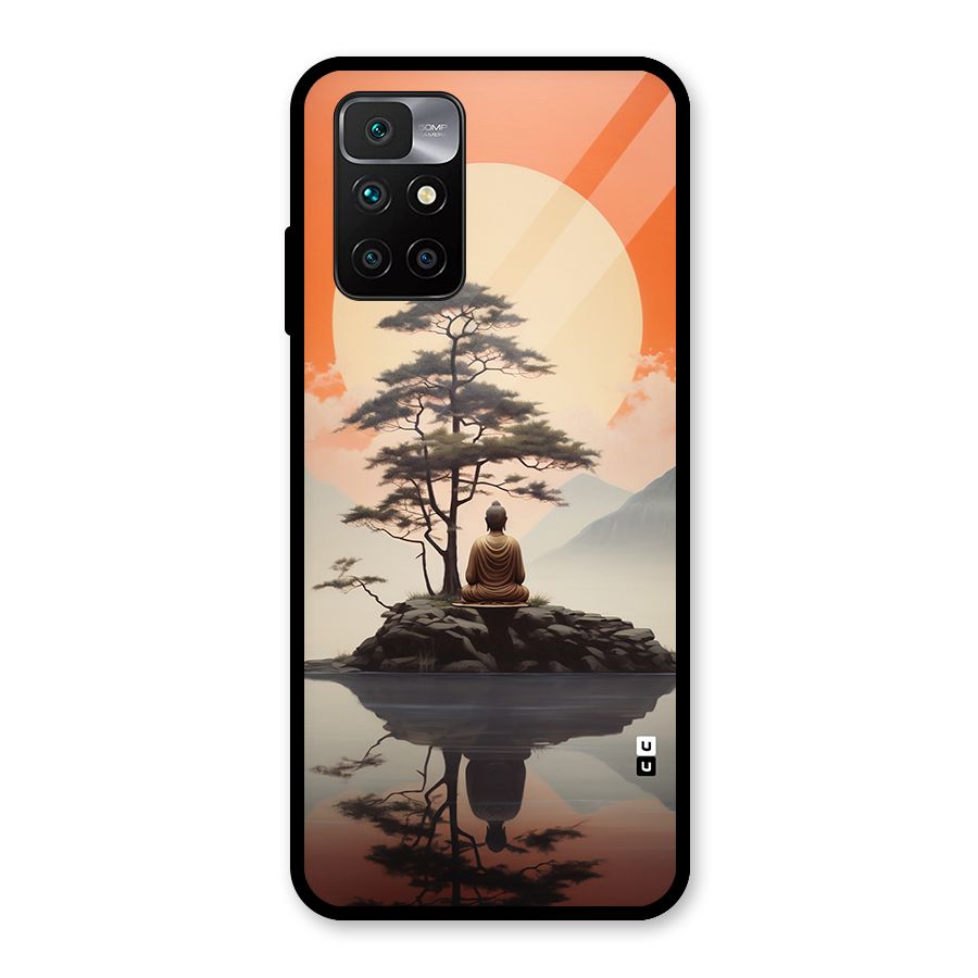 Buddha Nature Glass Back Case for Redmi 10 Prime