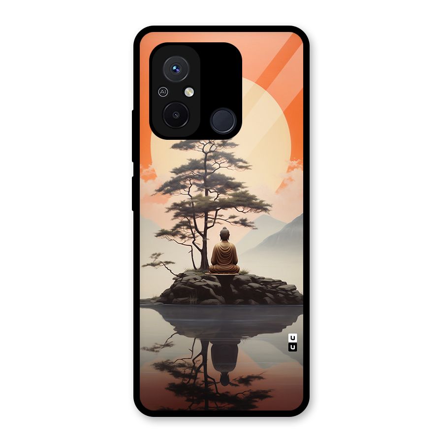 Buddha Nature Glass Back Case for Redmi 12C