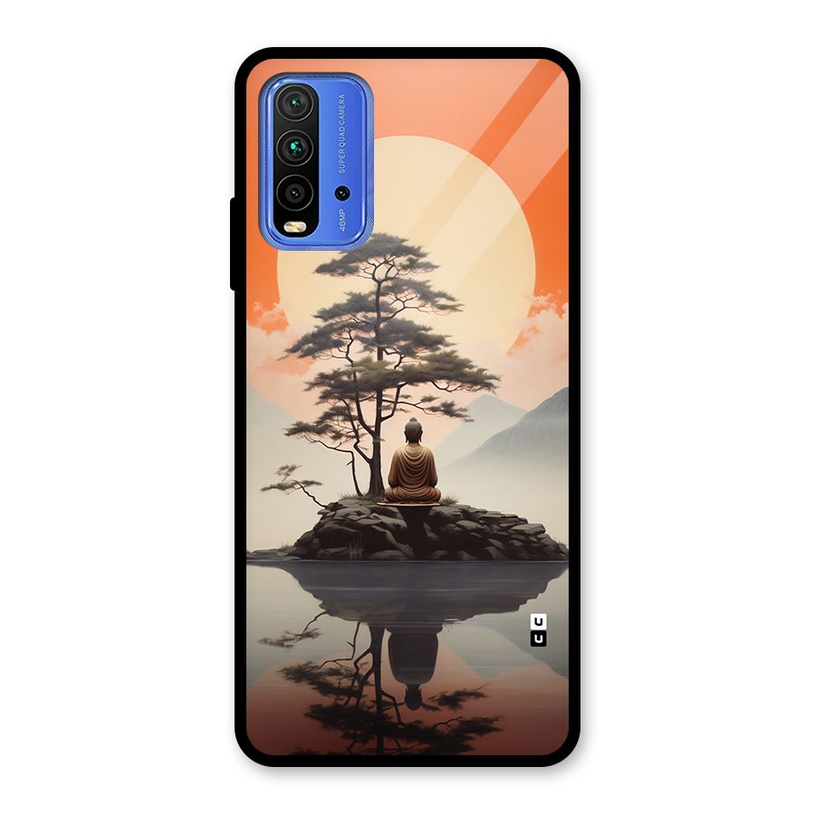 Buddha Nature Glass Back Case for Redmi 9 Power