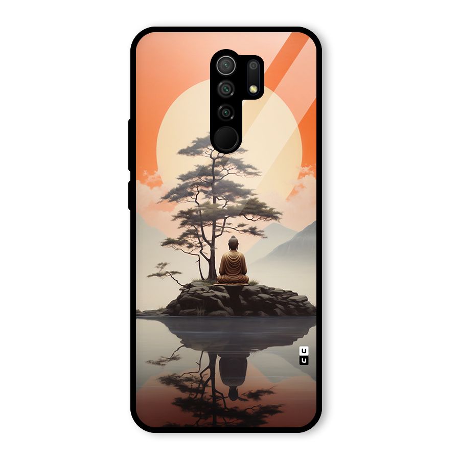 Buddha Nature Glass Back Case for Redmi 9 Prime